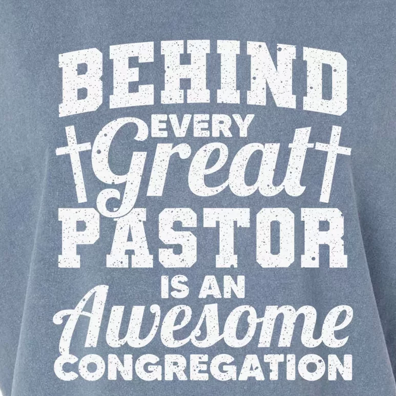 Funny Pastor Appreciation Gift For Cool Preacher Garment-Dyed Women's Muscle Tee