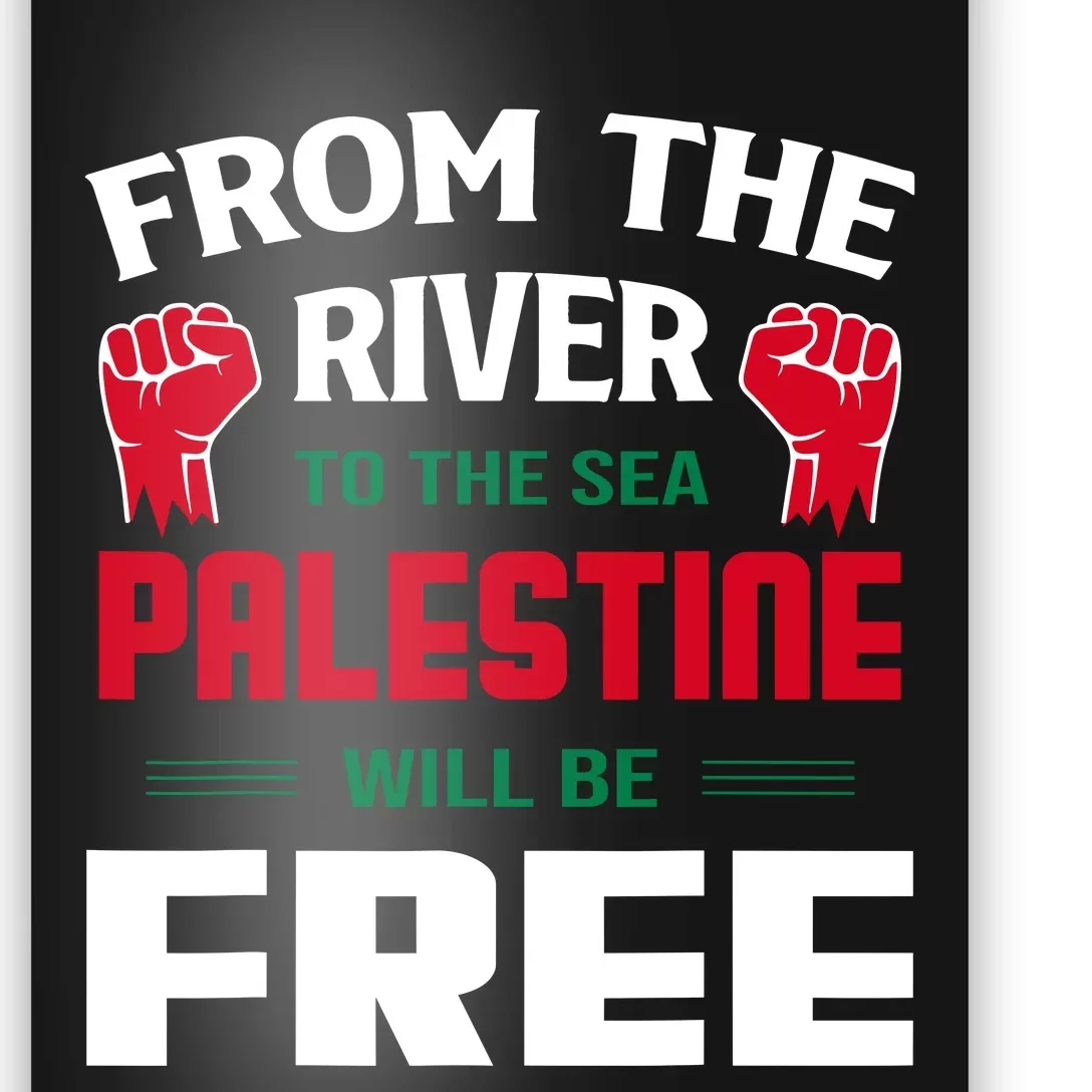 Free Palestine Arabic Support Palestine And Keffiyeh Palesti Poster