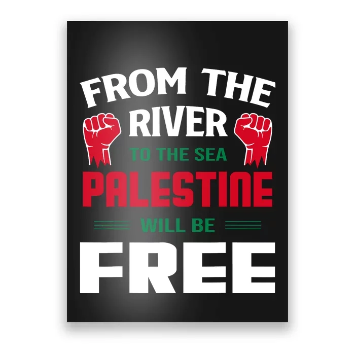 Free Palestine Arabic Support Palestine And Keffiyeh Palesti Poster