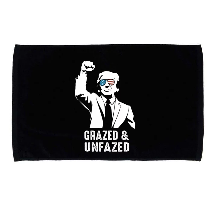 Fist Pump American Patriot Grazed And Unfazed Microfiber Hand Towel