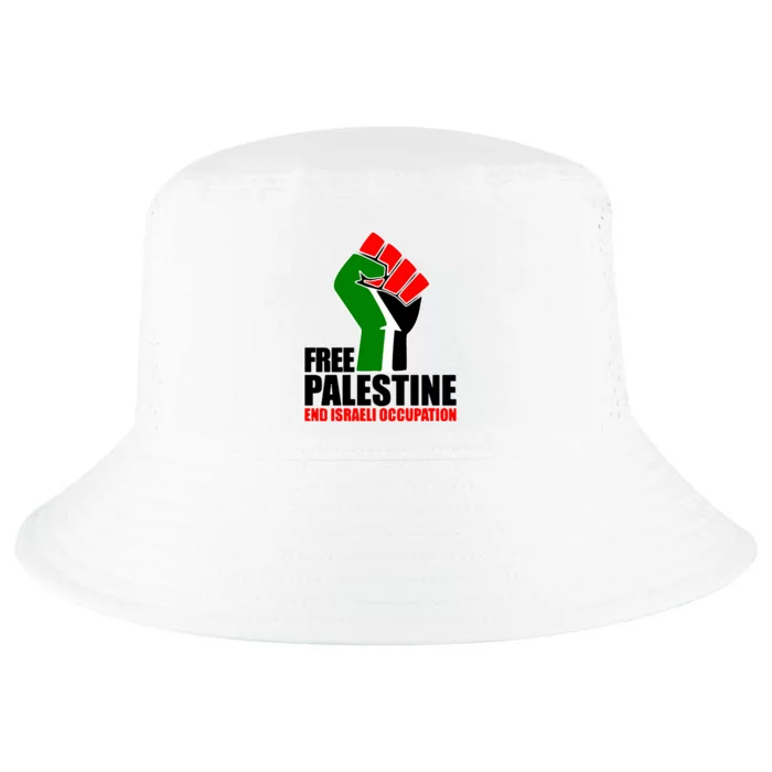 Free Palestine And End Israeli Occupation Cool Comfort Performance Bucket Hat