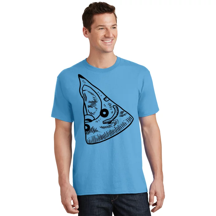 Funny Pizza And Slice Dad And Baby Matching T-Shirt