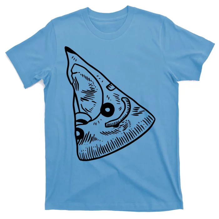 Funny Pizza And Slice Dad And Baby Matching T-Shirt