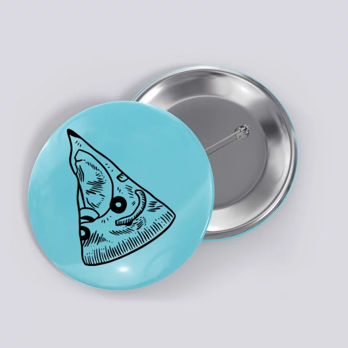 Funny Pizza And Slice Dad And Baby Matching Button