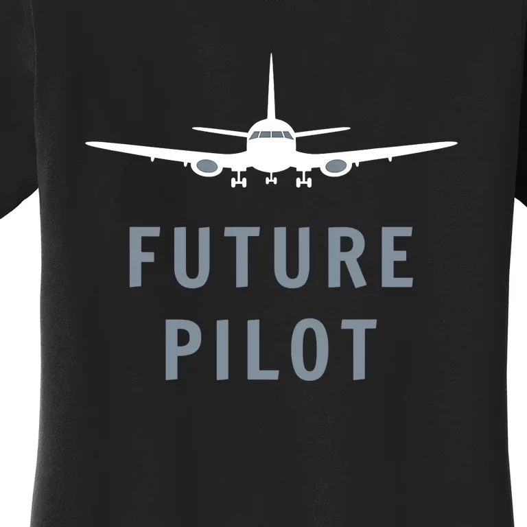 Future Pilot Aviation Airplane Women's T-Shirt