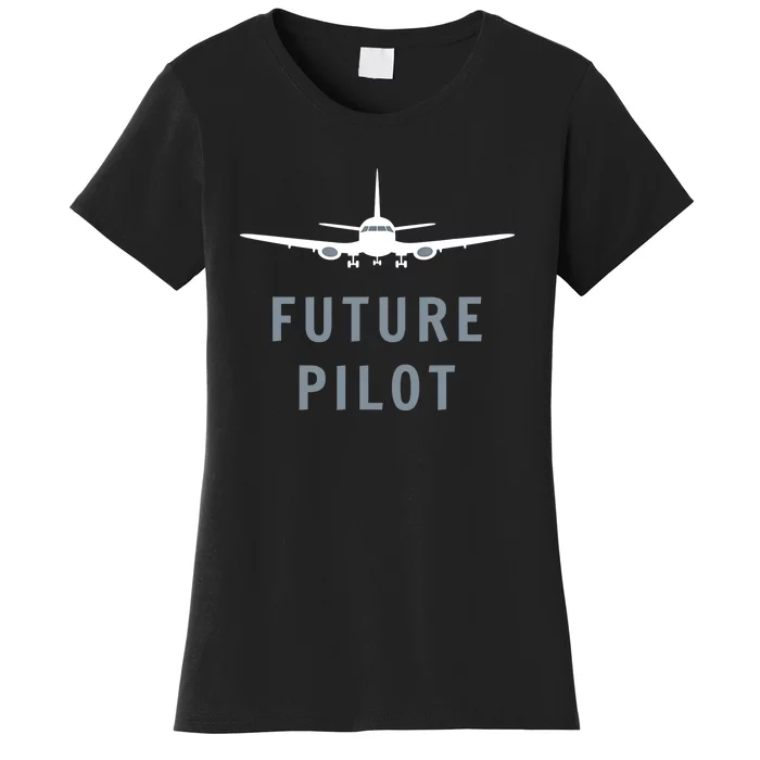 Future Pilot Aviation Airplane Women's T-Shirt