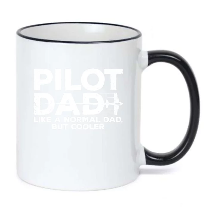 Funny Pilot Art For Dad Aviation Airplane Aircraft Pilot Black Color Changing Mug