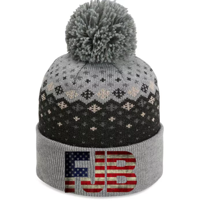 FJB Pro America F.Biden FJB The Baniff Cuffed Pom Beanie