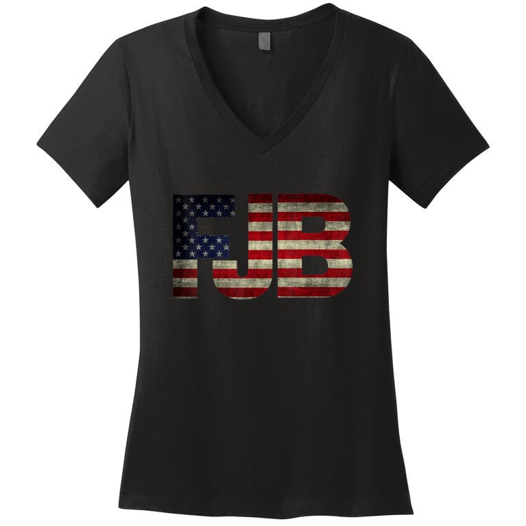 FJB Pro America F.Biden FJB Women's V-Neck T-Shirt