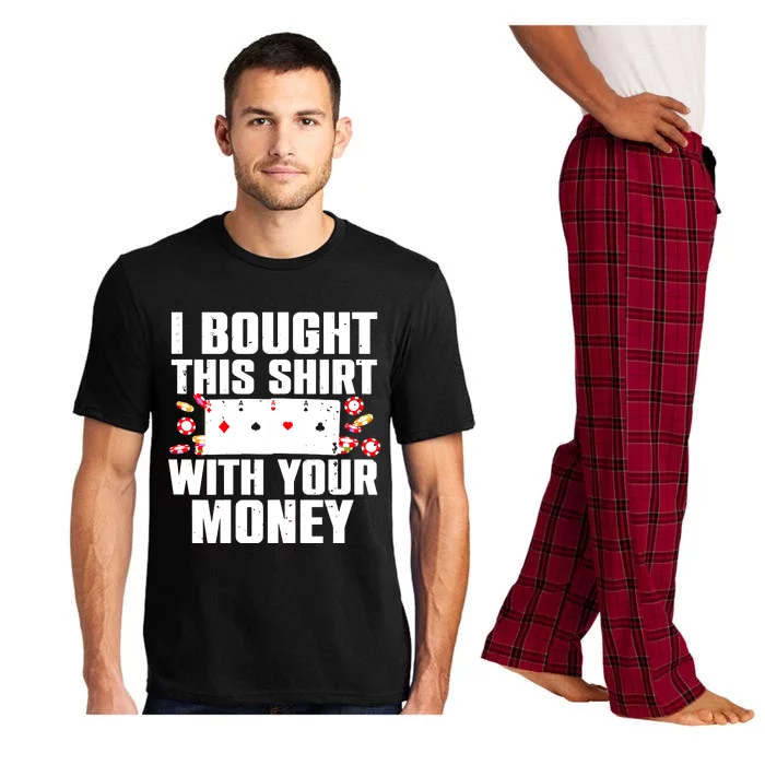 Funny Poker Art For Gambling Poker Player Gambler Pajama Set