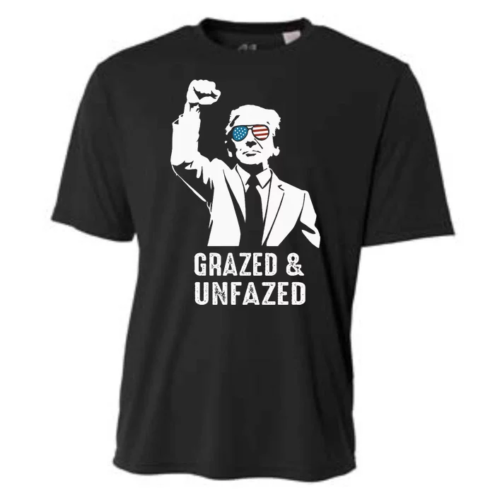 Fist Pump American Patriot Grazed And Unfazed Cooling Performance Crew T-Shirt