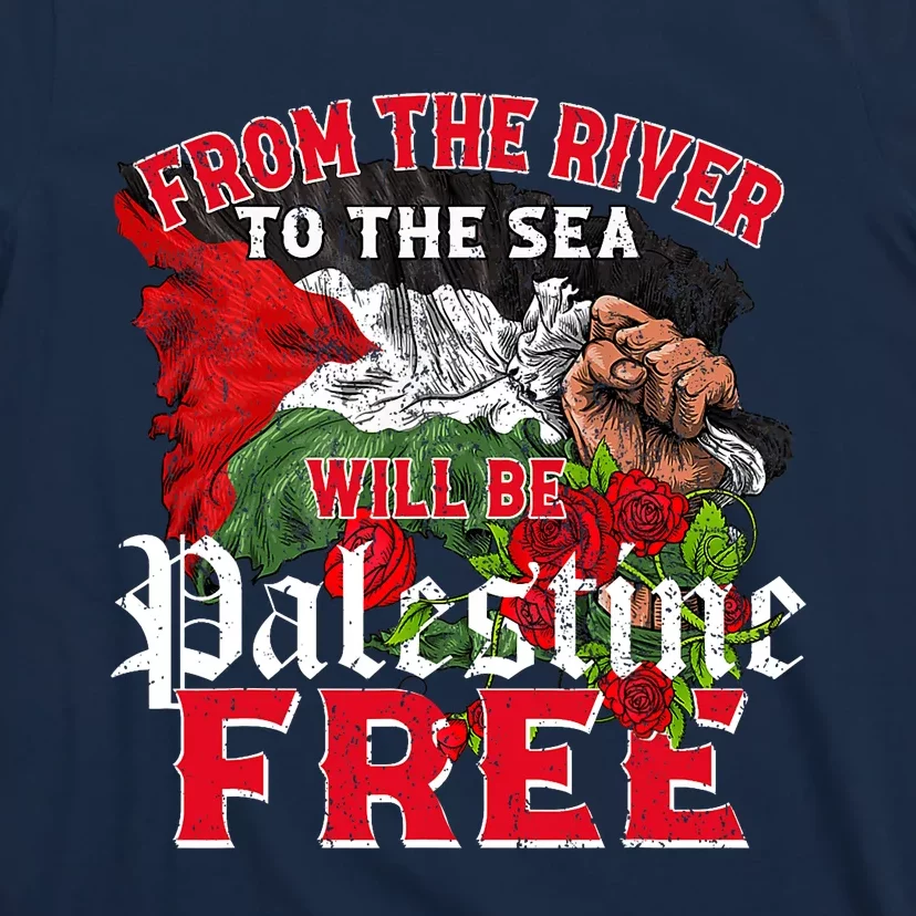 Free Palestine Arabic Support Palestine And Keffiyeh Palesti T-Shirt