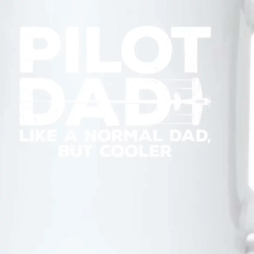 Funny Pilot Art For Dad Men Aviation Airplane Aircraft Pilot Black Color Changing Mug