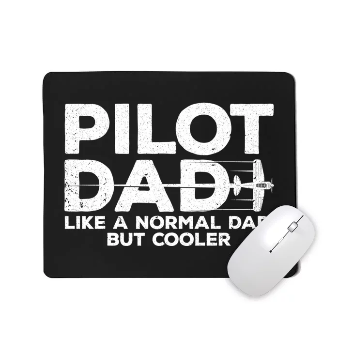 Funny Pilot Art For Dad Men Aviation Airplane Aircraft Pilot Mousepad