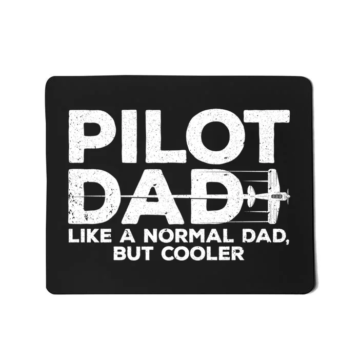 Funny Pilot Art For Dad Men Aviation Airplane Aircraft Pilot Mousepad