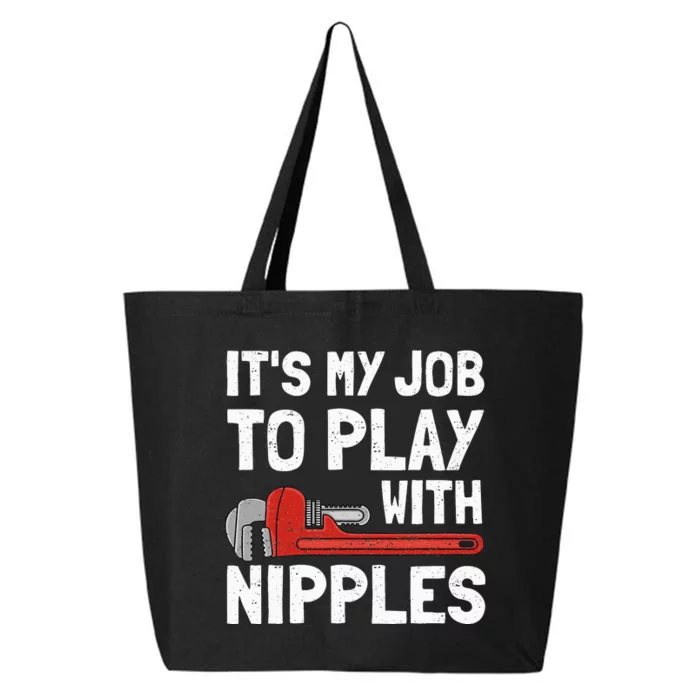 Funny Plumber Art For Wo Steamfitter Plumbing Tools 25L Jumbo Tote