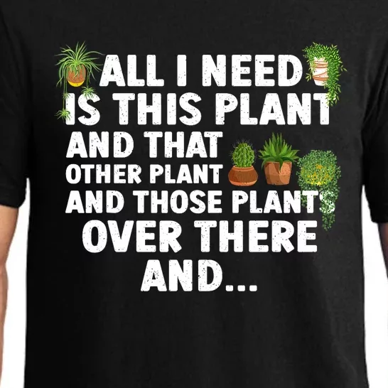 Funny Plant Art Gardening Garden Plant Lovers Pajama Set