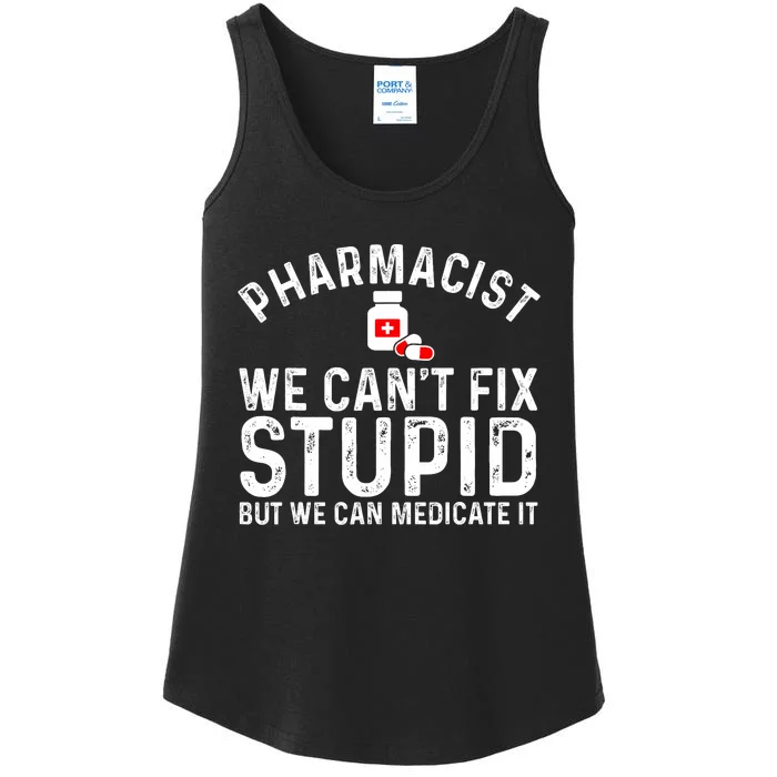 Funny Pharmacy Art Pharmacy Tech Pharmacist Ladies Essential Tank