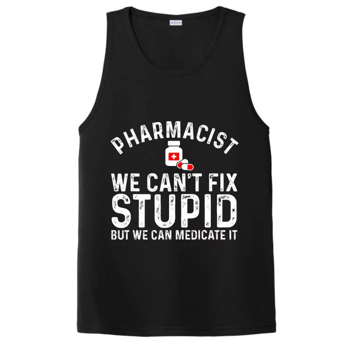 Funny Pharmacy Art Pharmacy Tech Pharmacist Performance Tank