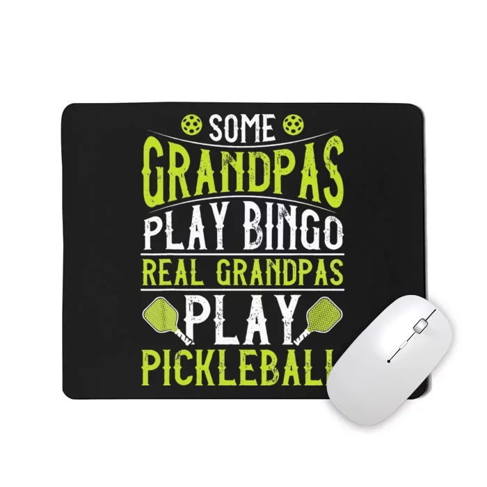 Funny Pickleball Apparel for Grandpa Pickleball Mousepad