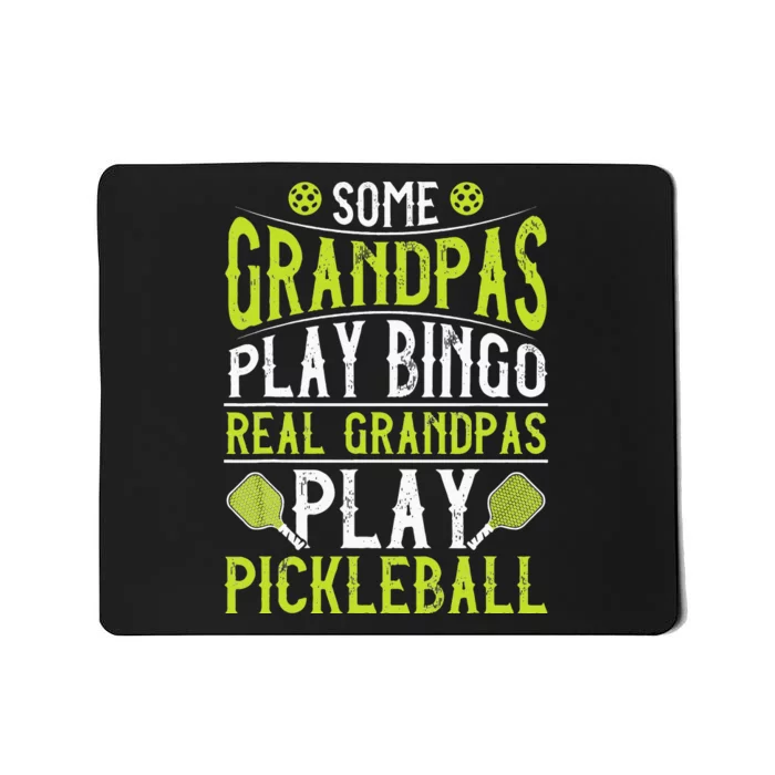 Funny Pickleball Apparel for Grandpa Pickleball Mousepad