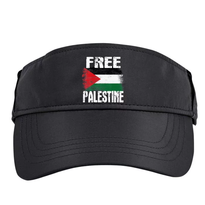 Free Palestine Arabic Big Palestine Flag Free Gaza Adult Drive Performance Visor