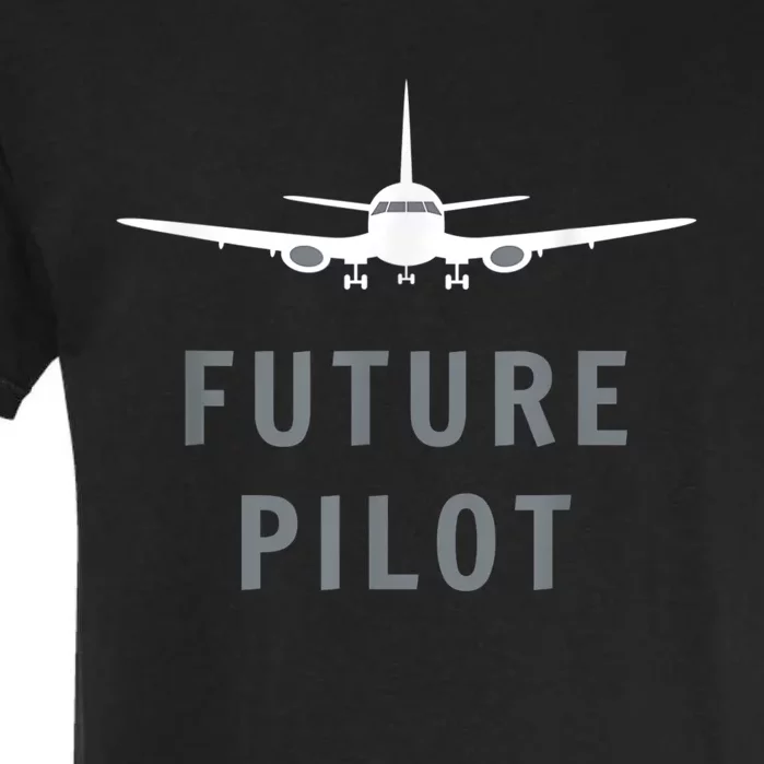 Future Pilot Airplane Pilot Aviation Gift Garment-Dyed Heavyweight T-Shirt