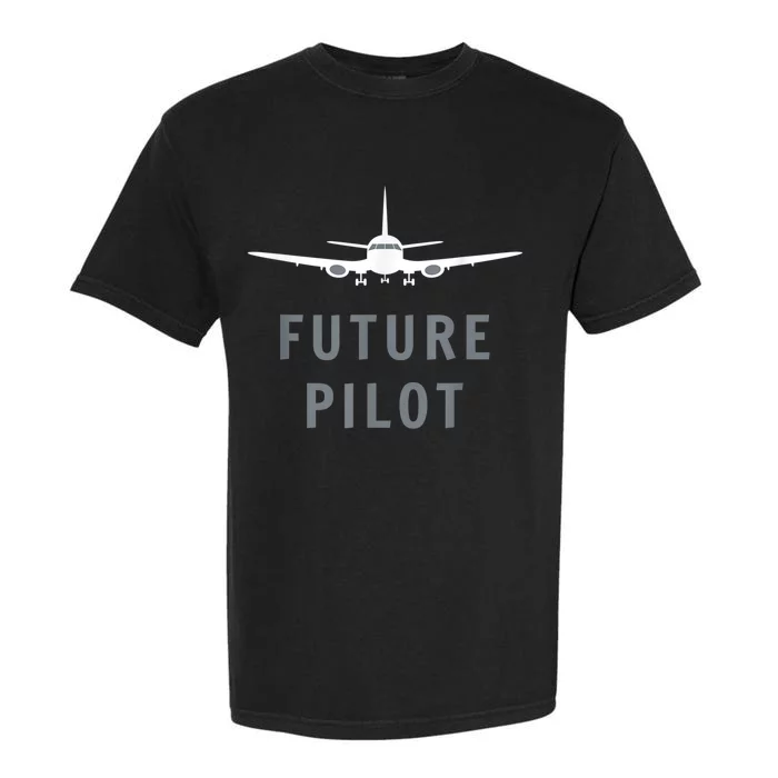 Future Pilot Airplane Pilot Aviation Gift Garment-Dyed Heavyweight T-Shirt