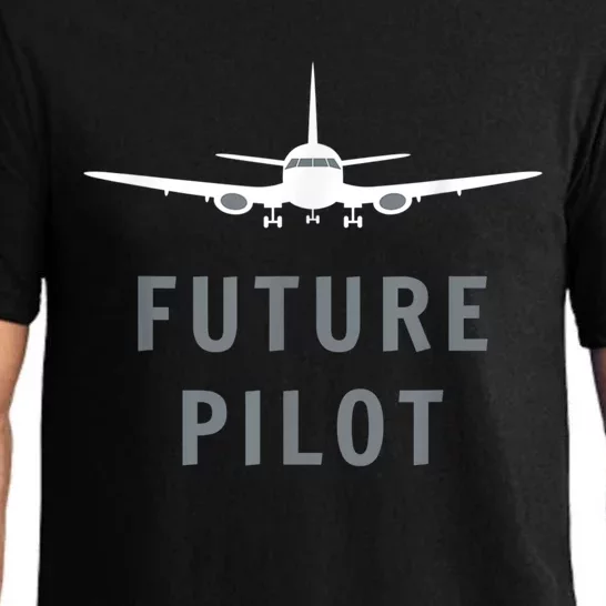 Future Pilot Airplane Pilot Aviation Gift Pajama Set