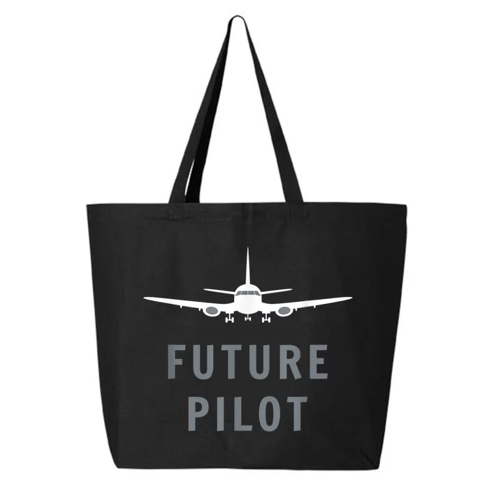 Future Pilot Airplane Pilot Aviation Gift 25L Jumbo Tote