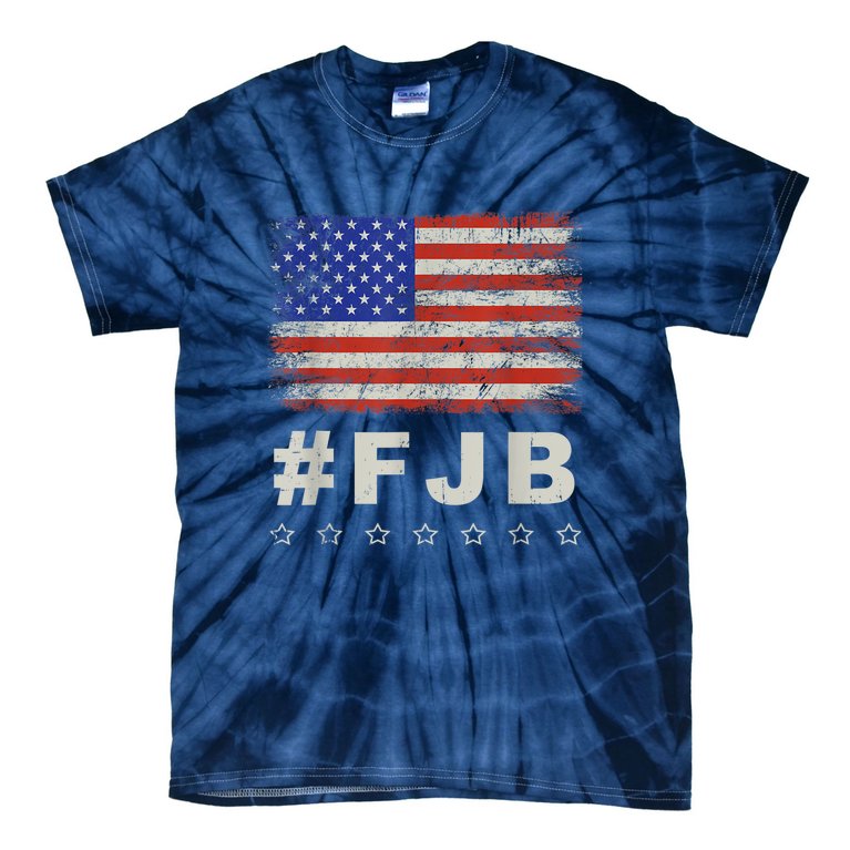 FJB Pro America US Distressed Flag F Joe FJB Tie-Dye T-Shirt