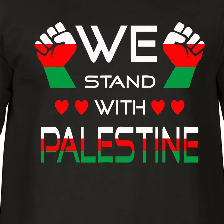 Free Palestine Arabic support Palestine and Gaza Jerusalem Comfort Colors T-Shirt