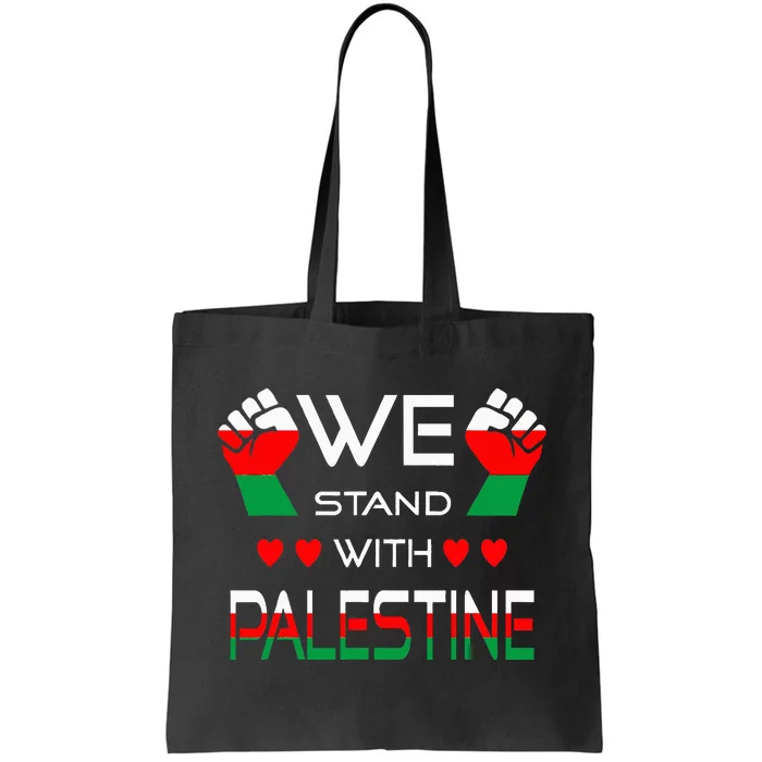 Free Palestine Arabic support Palestine and Gaza Jerusalem Tote Bag