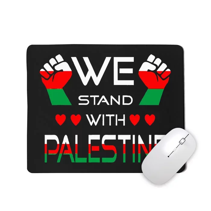 Free Palestine Arabic support Palestine and Gaza Jerusalem Mousepad