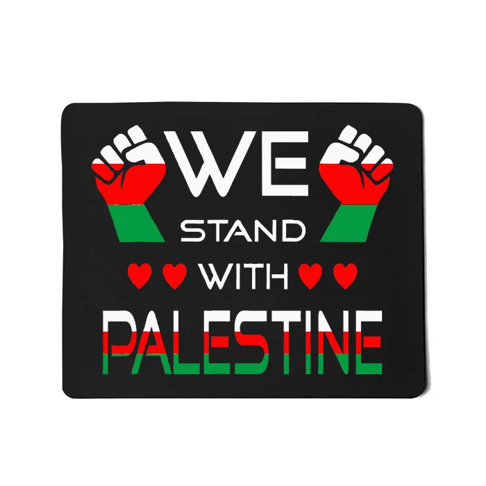 Free Palestine Arabic support Palestine and Gaza Jerusalem Mousepad