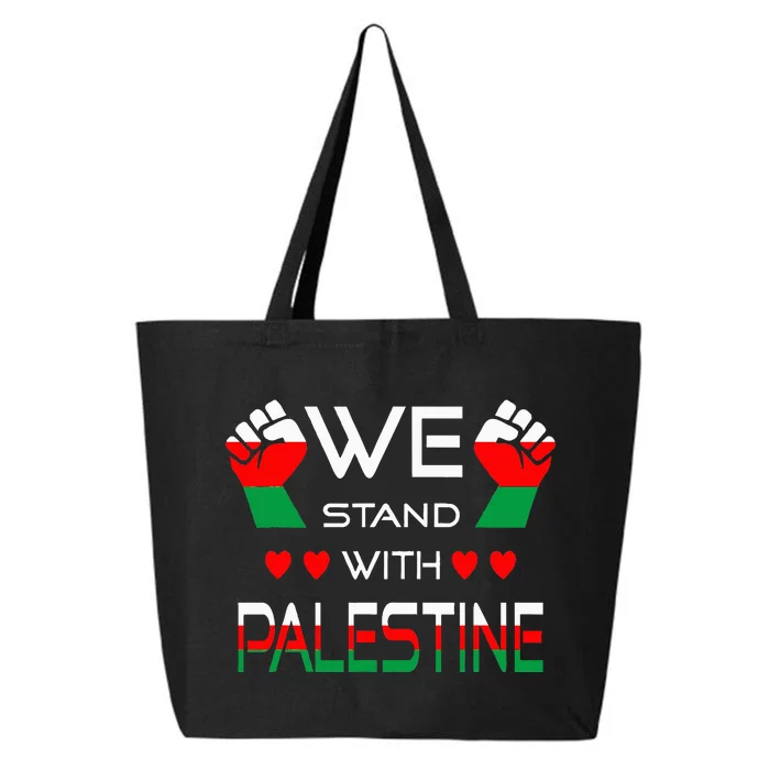 Free Palestine Arabic support Palestine and Gaza Jerusalem 25L Jumbo Tote