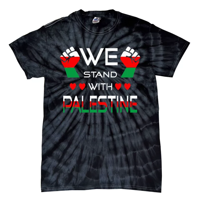 Free Palestine Arabic support Palestine and Gaza Jerusalem Tie-Dye T-Shirt