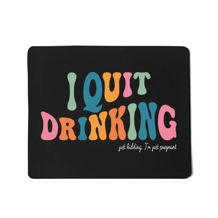 Funny Pregnancy Announcement Mousepad