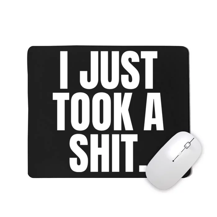 Funny Poop Adult Humor Gag Gift Mousepad