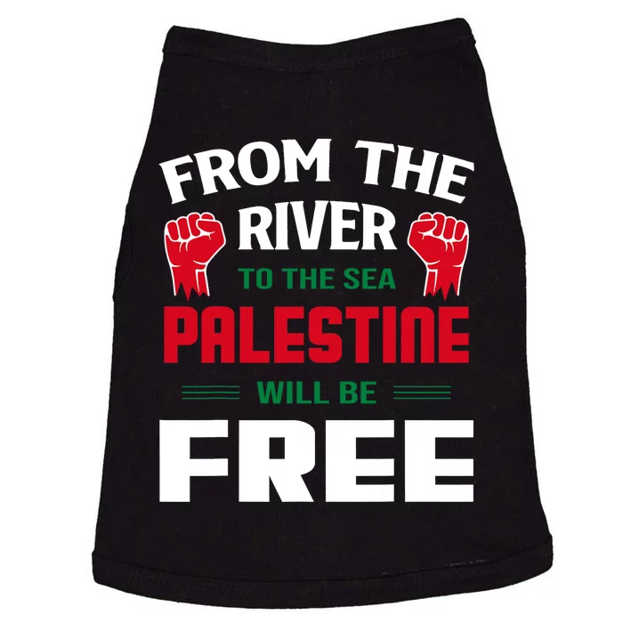 Free Palestine Arabic Support Palestine And Keffiyeh Palestine Doggie Tank