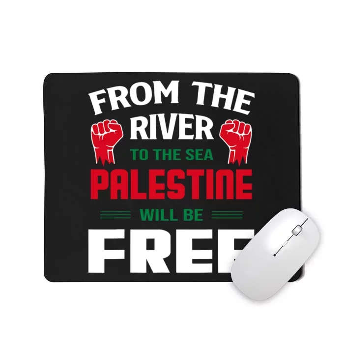 Free Palestine Arabic Support Palestine And Keffiyeh Palestine Mousepad