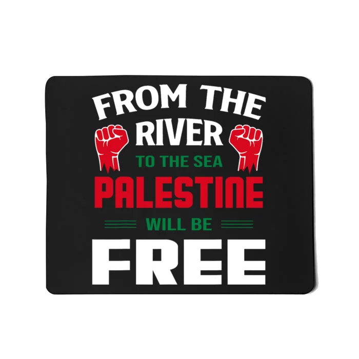 Free Palestine Arabic Support Palestine And Keffiyeh Palestine Mousepad