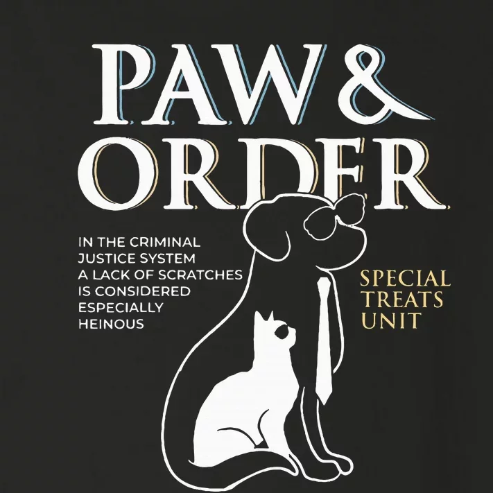 Funny Paw And Order Special Treats Unit Training Dog And Cat Toddler Long Sleeve Shirt