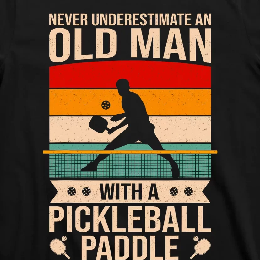 Funny Pickleball Art Paddle Pickleball Player T-Shirt