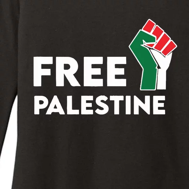 Free Palestine Activist Human Rights Womens CVC Long Sleeve Shirt