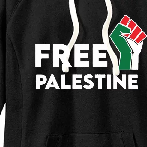 Free Palestine Activist Human Rights Women's Fleece Hoodie