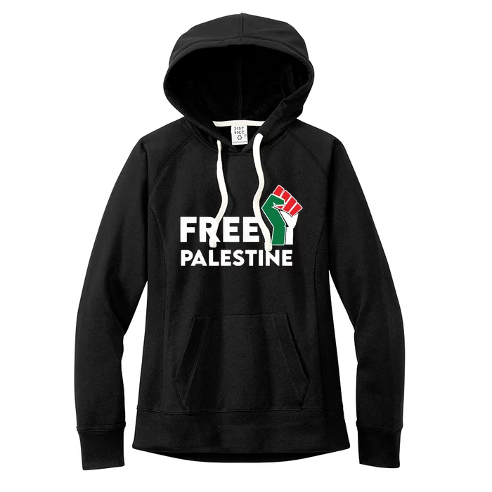 Free Palestine Activist Human Rights Women's Fleece Hoodie