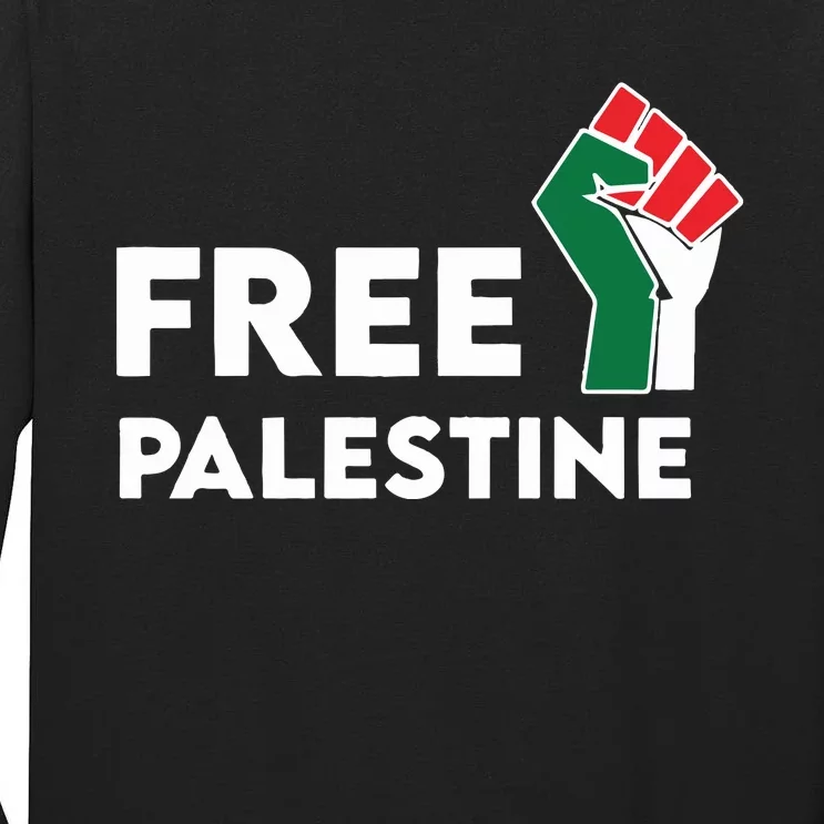 Free Palestine Activist Human Rights Tall Long Sleeve T-Shirt