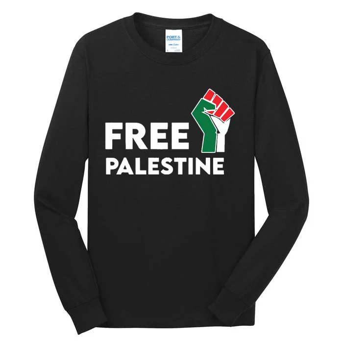 Free Palestine Activist Human Rights Tall Long Sleeve T-Shirt