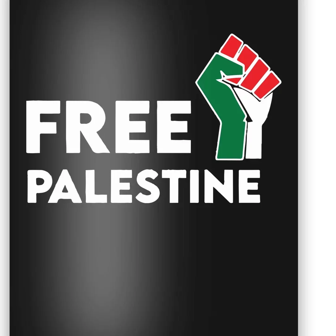 Free Palestine Activist Human Rights Poster